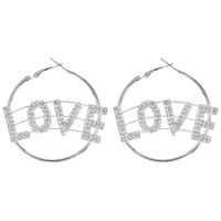 LOVE W/ 4.5MM HOOP EARRINGS
