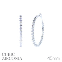 45CR-S S CZ 45MM MARQUISE/ROUND HOOP