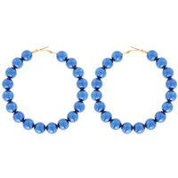 FASHION PEARL HOOP EARRINGS