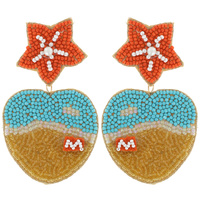 BEACH THEME POST EARRINGS