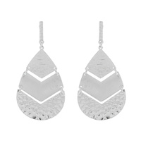 WESTERN TEARDROP DANGLE AND DROP HOOK EARRINGS