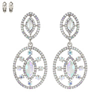 DANGLE STONE CLIP EARRING