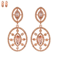 DANGLE STONE CLIP EARRING