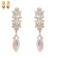 GLASS W/STONE CLIP ER