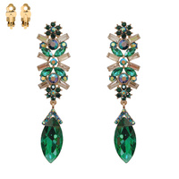 GLASS W/STONE CLIP ER