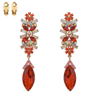 GLASS W/STONE CLIP ER