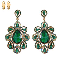 STONE W/CLIP EARRING