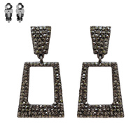 STONE W/CLIP EARRING