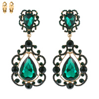 DANGLY TEARDROP STONE CLIP ER