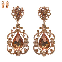 DANGLY TEARDROP STONE CLIP ER