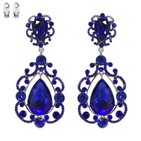 DANGLY TEARDROP STONE CLIP ER