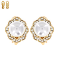 STONE W/PEARL CLIP ER