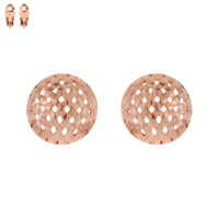 DISCO BALL METAL CLIP EARRING