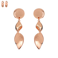 TWIST SPIRAL METAL CLIP ON ER