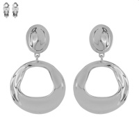 ARTIST DANGLE METAL CLIP EARRING