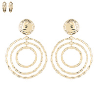 MULTI CIRCLE POST EARRING