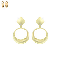 CIRCLE METAL CLIP EARRING
