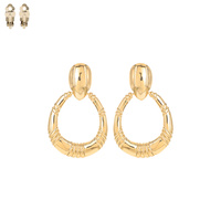 CIRCLE METAL CLIP EARRING