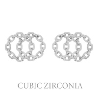 CZ CUBIC ZIRCONIA STUD EARRINGS