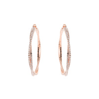 60MM DOUBLE HOOP EARRING