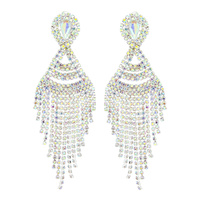 FANNED OUT WATERFALL STONE EARRINGS