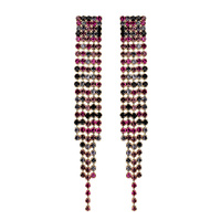 DANGLY RHINESTONE POST EARRINGS