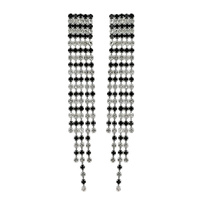 DANGLY RHINESTONE POST EARRINGS