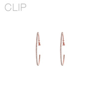 60MM RHINESTONE CLIP HOOP ER
