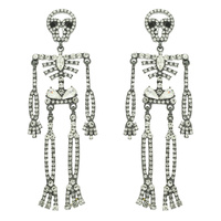 HALLOWEEN SKELETON POST EARRINGS
