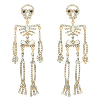 HALLOWEEN SKELETON POST EARRINGS