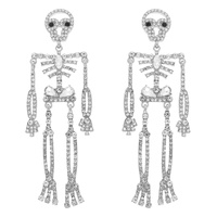 HALLOWEEN SKELETON POST EARRINGS