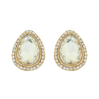Teardrop Stud Earrings Eq153Gbk