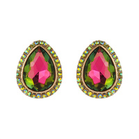 Teardrop Stud Earrings Eq153Gbk