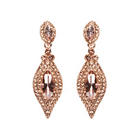 DANGLY ELIPSE STONE CHANDLIER ER