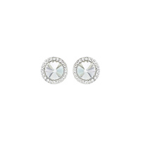 12mm STONE POST EARRINGS