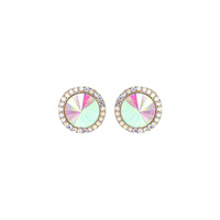14mm STONE POST EARRINGS