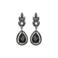 RHINESTONE TEARDROP EARRING