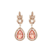 RHINESTONE TEARDROP EARRING