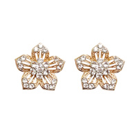 FLOWER RHINESTONE CENTER PETAL ER