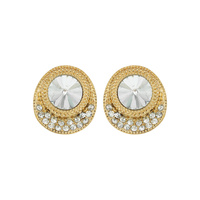 RHINESTONE MOON SHAPE BOTTOM ER