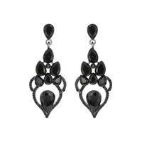 CHANDELIER STONE CLUSTER EARRING
