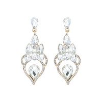 CHANDELIER STONE CLUSTER EARRING