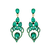 CHANDELIER STONE CLUSTER EARRING