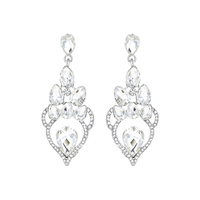 CHANDELIER STONE CLUSTER EARRING