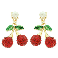 RED CHERRY CHARM EARRINGS