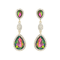 ALLURE RHINESTONE TEARDROP EARRINGS