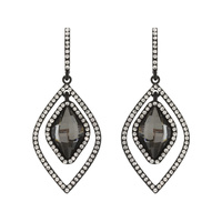 GLASS W/STONE POST ER