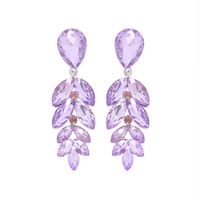 CRYSTAL GEMSTONE VINE DROP EARRINGS