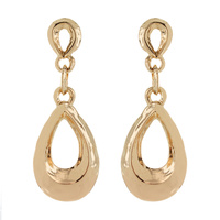 ANCHOR METAL DROP POST EARRING