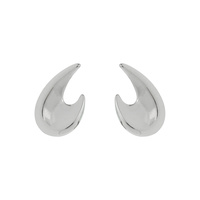 COMMA METAL POST EARRING